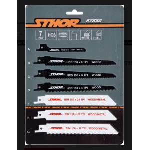 Brzeszczot do pił szablastych kpl.7szt Stohr